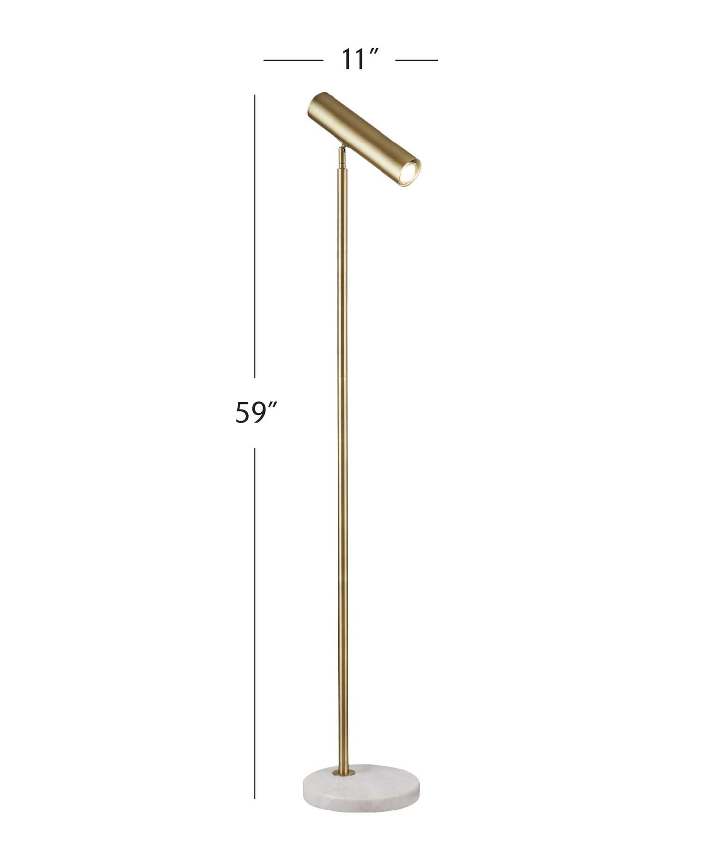 Thames Floor Lamp - Dimensional