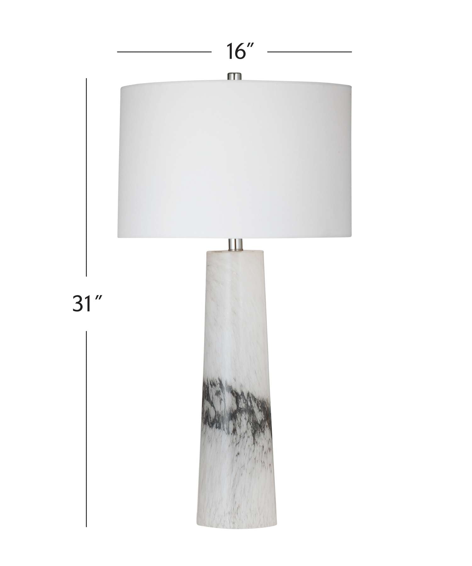 Medway Table Lamp - Dimensional