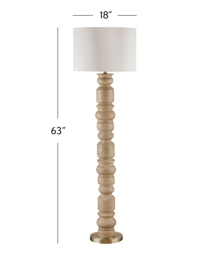 Helford Floor Lamp - Dimensional