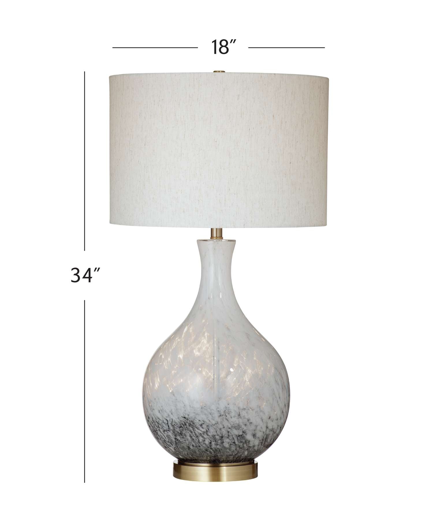 Spey Table Lamp - Dimensional
