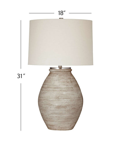 Fraser Table Lamp - Dimensional