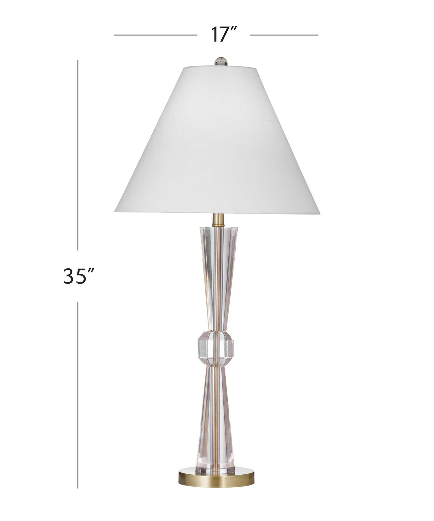 Devon Table Lamp - Dimensional