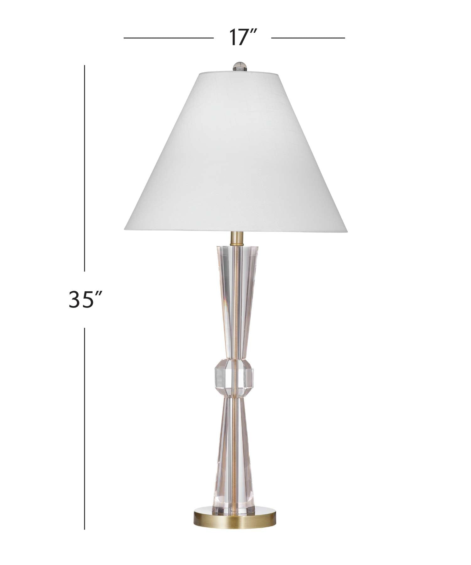 Devon Table Lamp - Dimensional