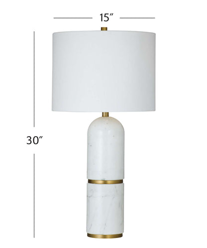 Wake Table Lamp - Dimensional