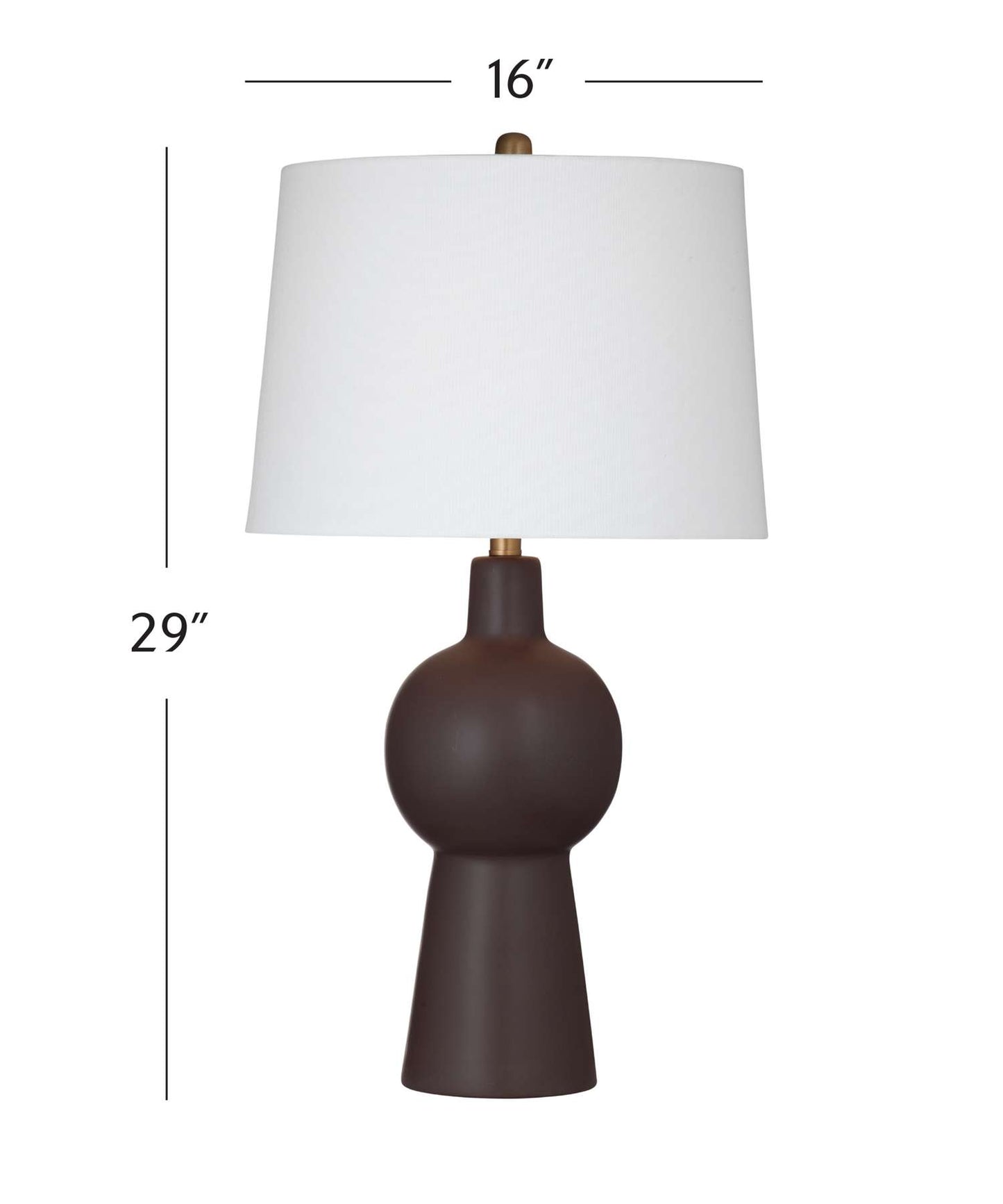 Groton Table Lamp - Dimensional