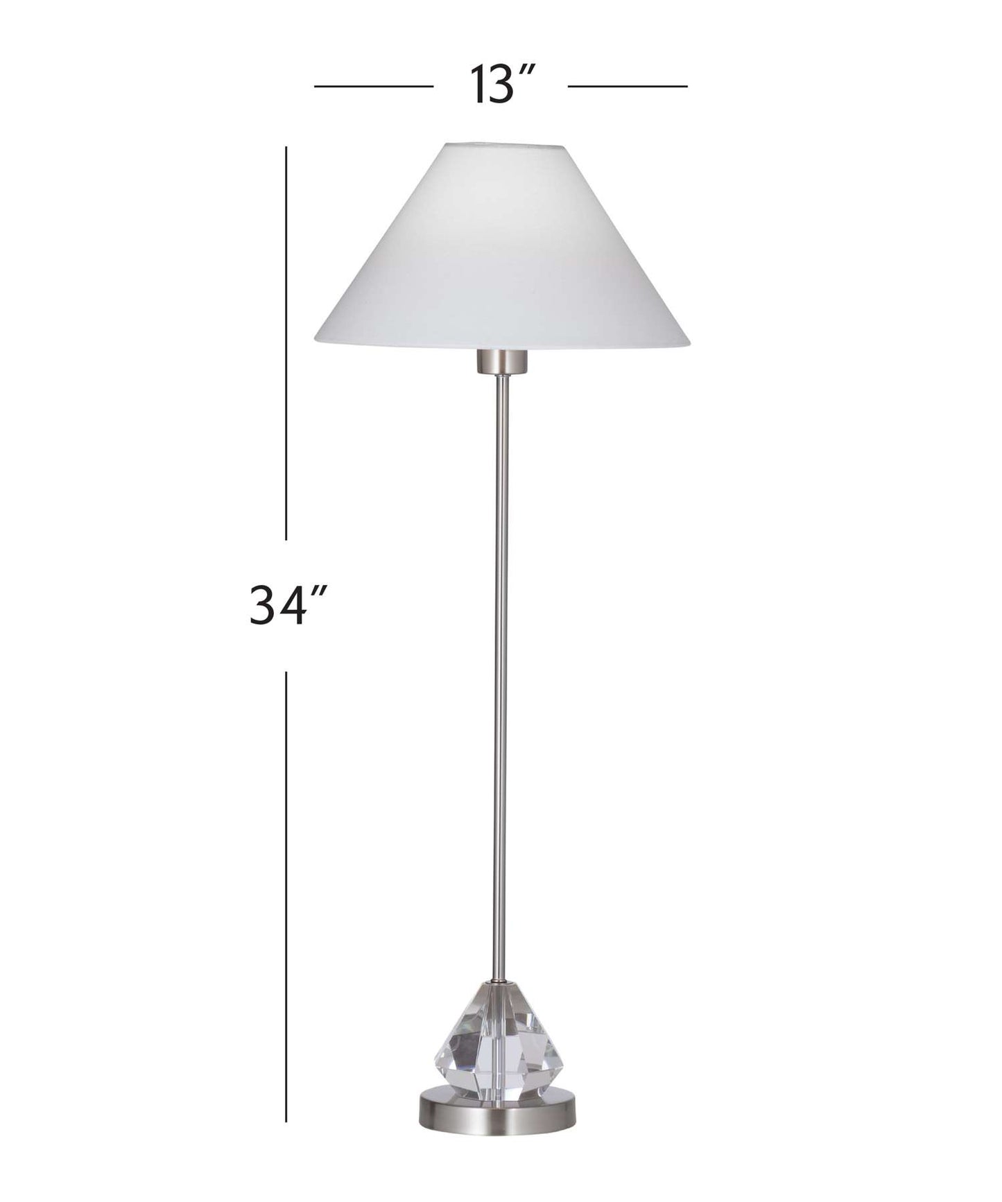 Milford Table Lamp - Dimensional