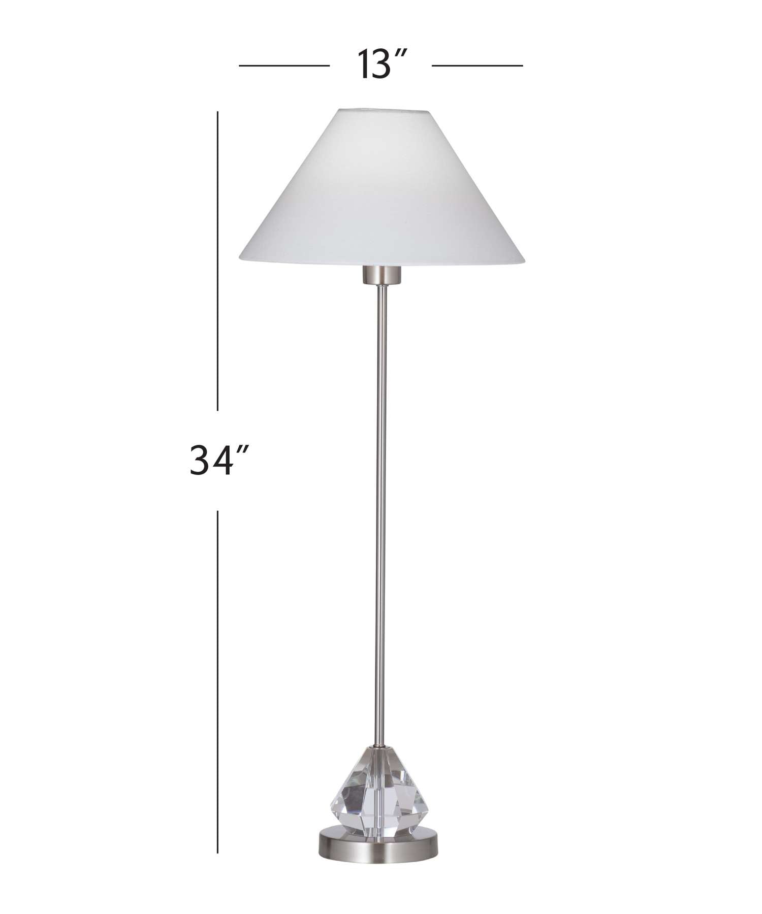 Milford Table Lamp - Dimensional
