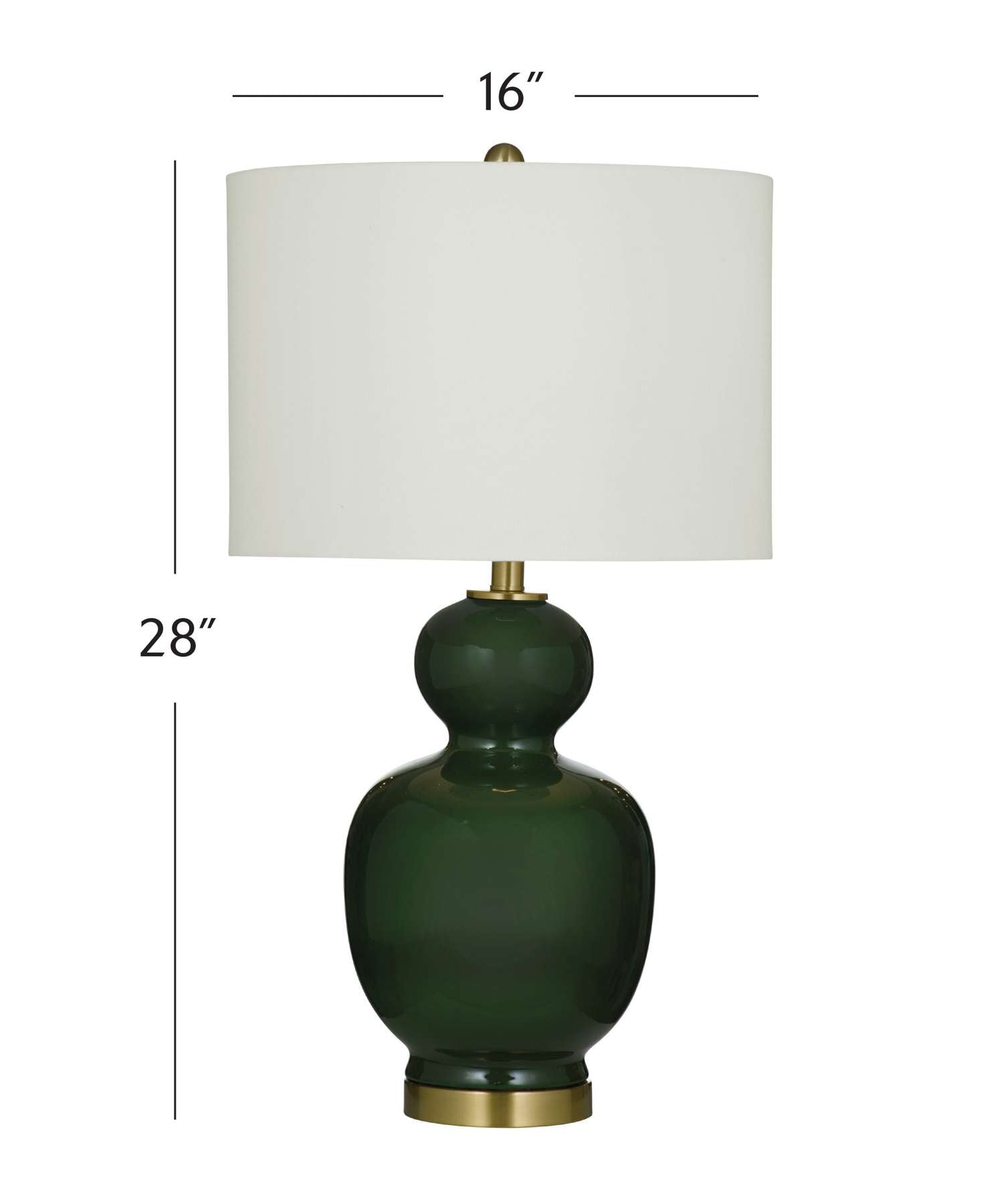 Layla Table Lamp - Dimensional