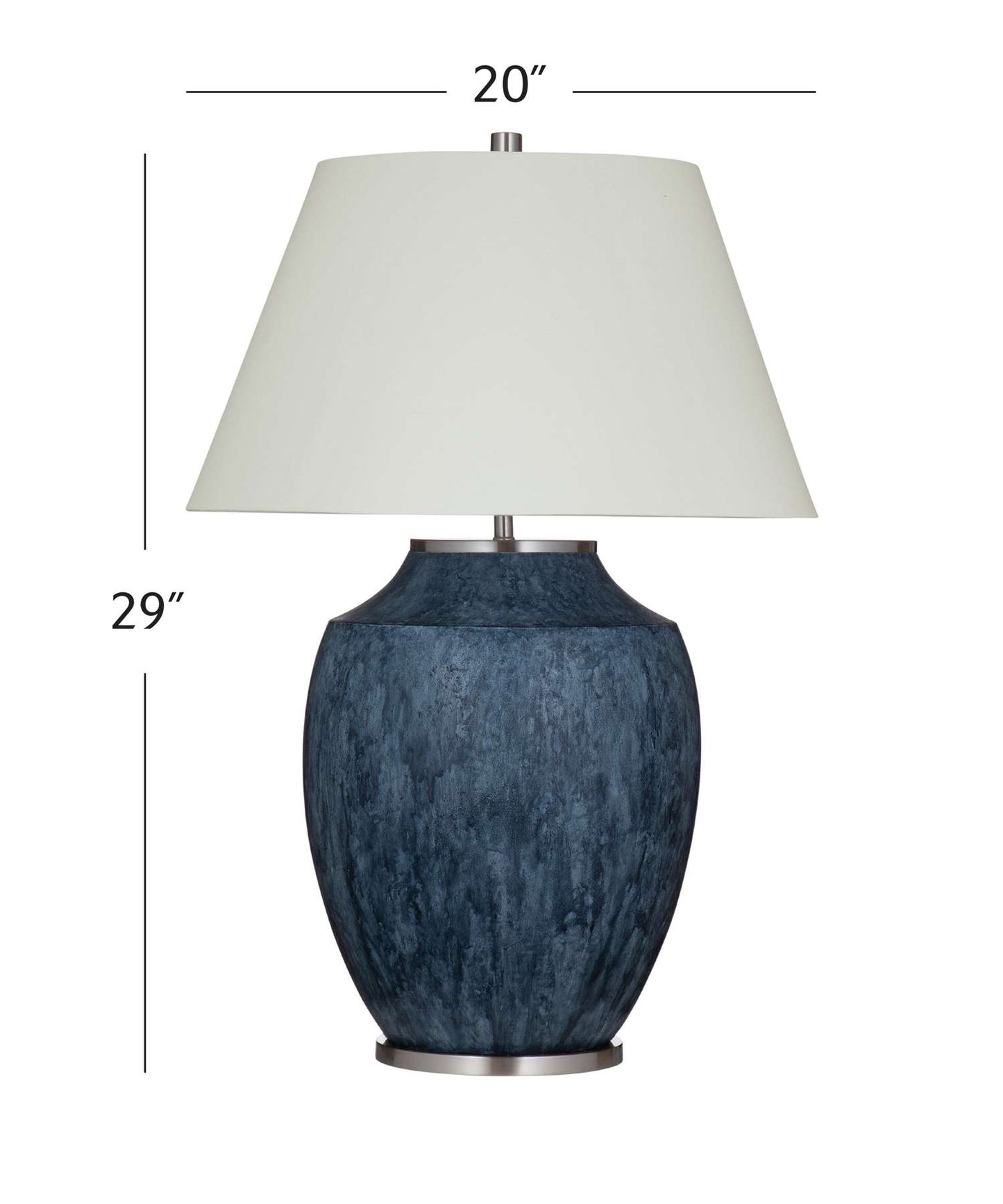 Ashe Table Lamp - Dimensional