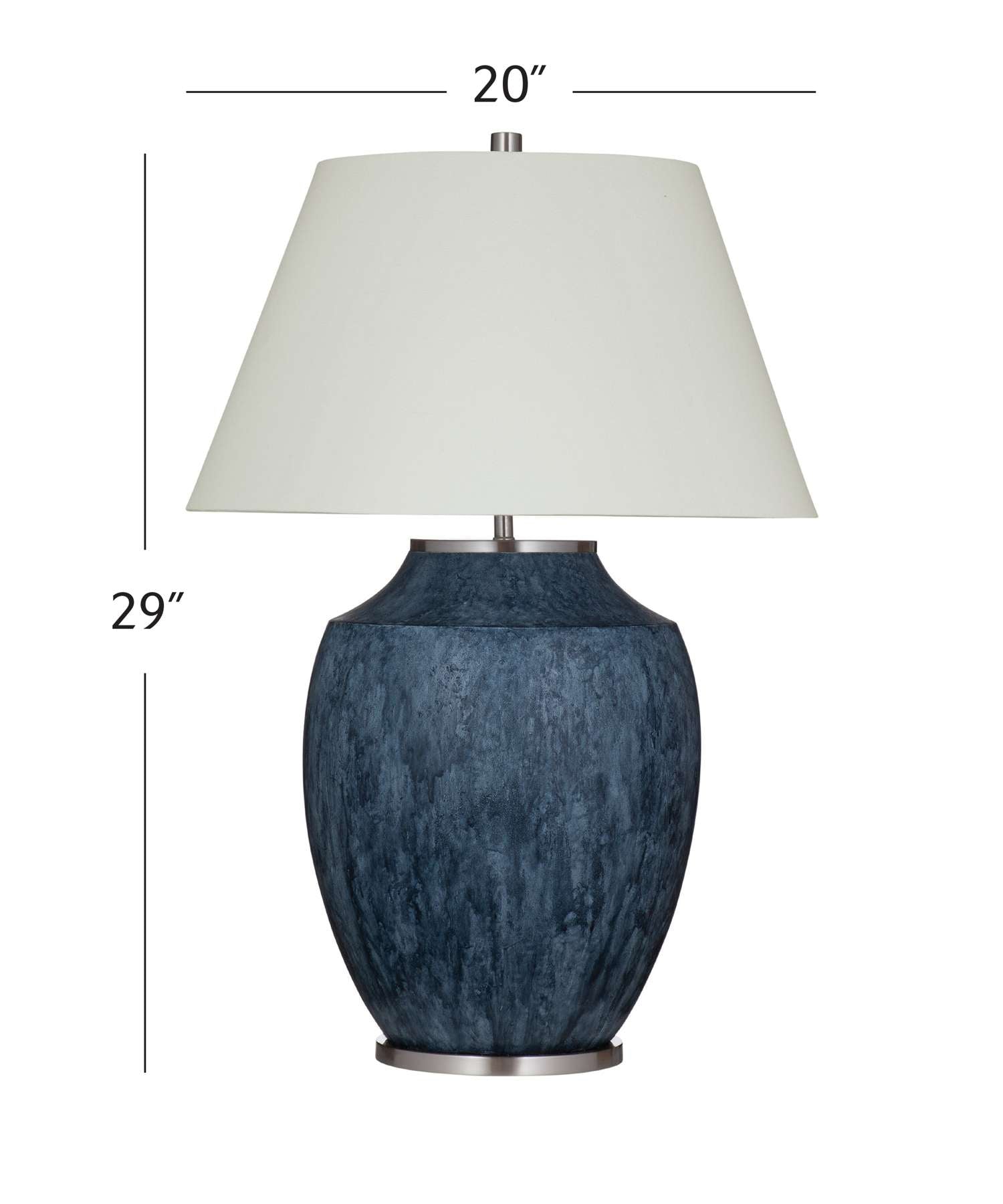 Ashe Table Lamp - Dimensional