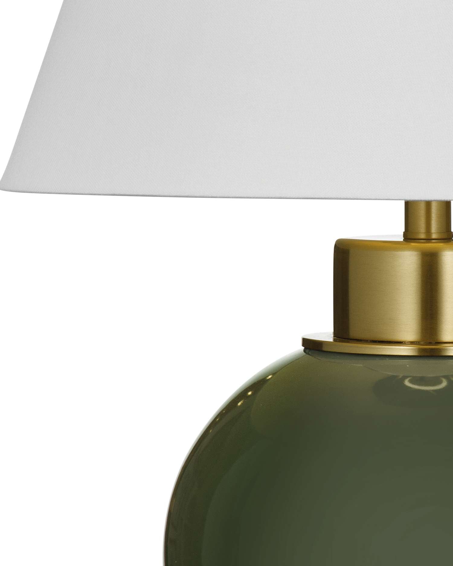 Green Table Lamp - Detail