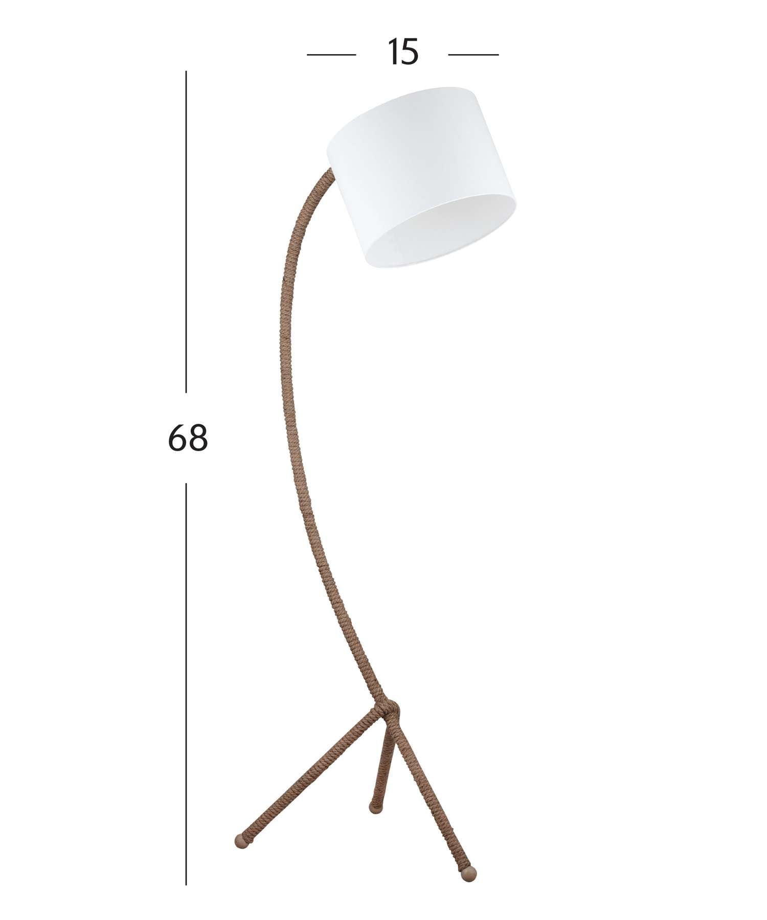 Arturo Floor Lamp - Dimensional