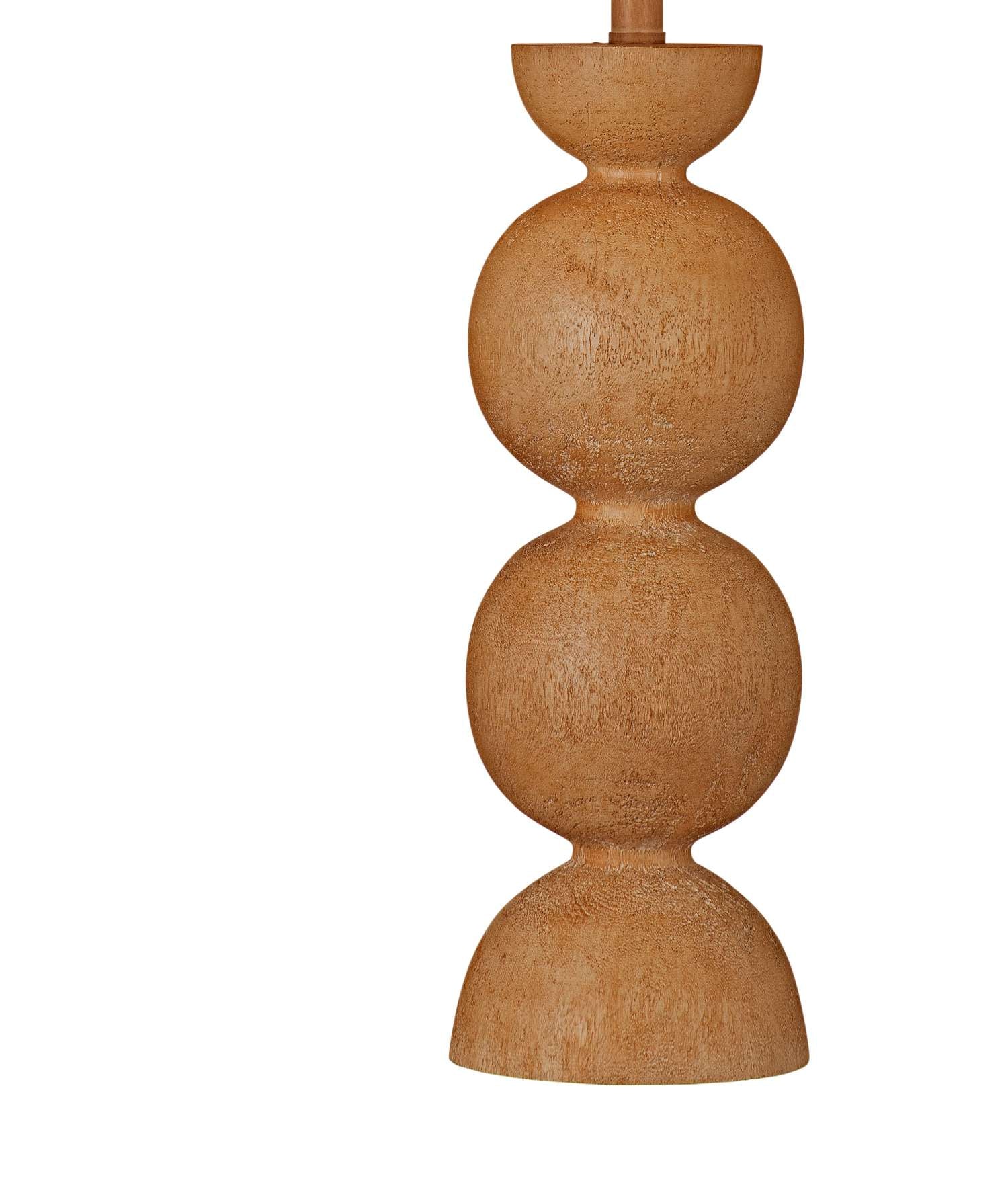 Modern Coastal Cream Sculptural Table Lamp (Set of 2) - Additional