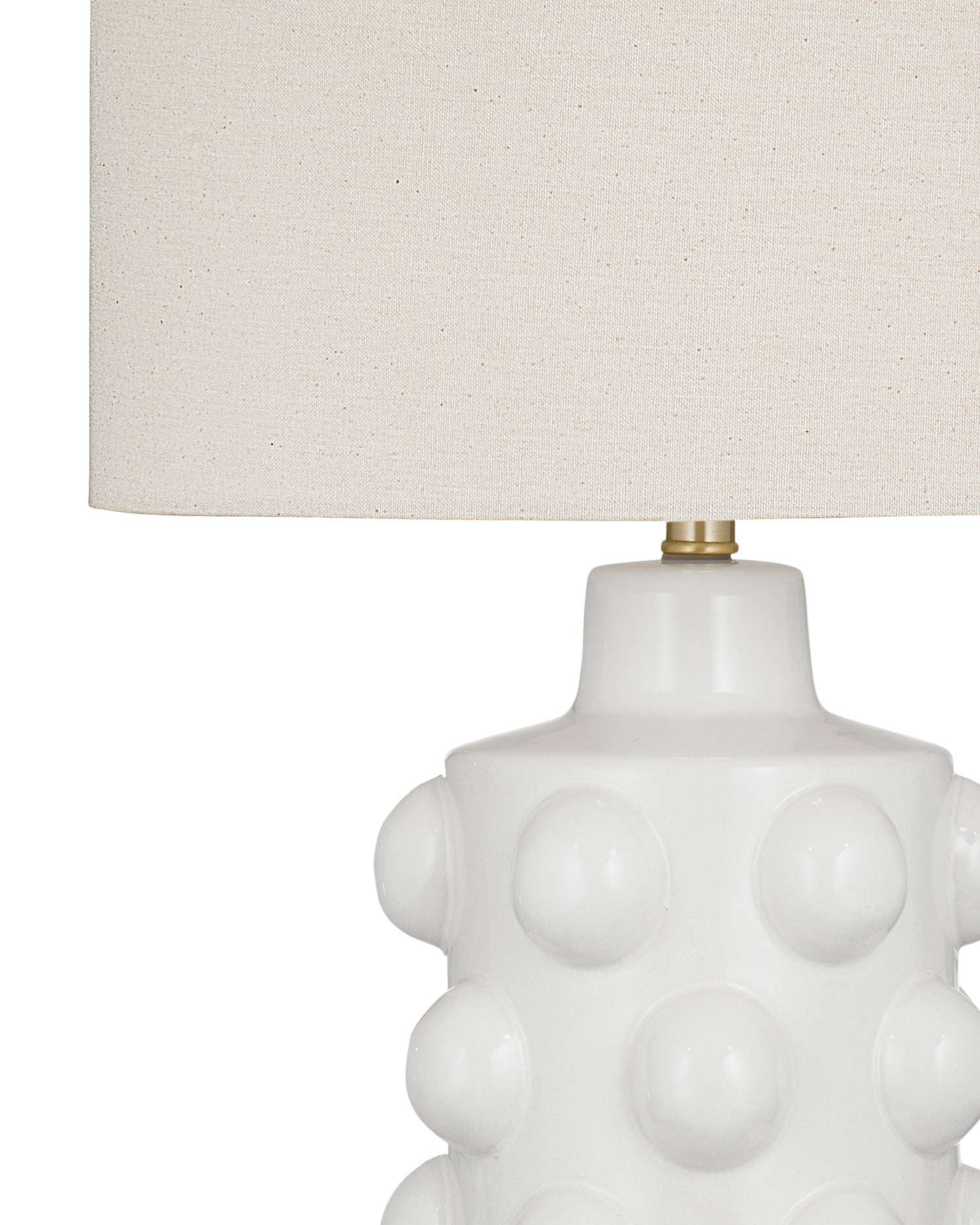 Lynn Table Lamp - White - Detail
