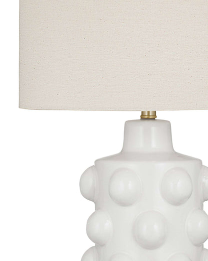 Lynn Table Lamp - White - Detail