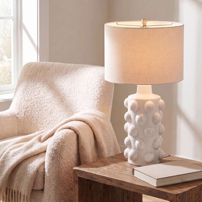 Lynn Table Lamp - White - Main