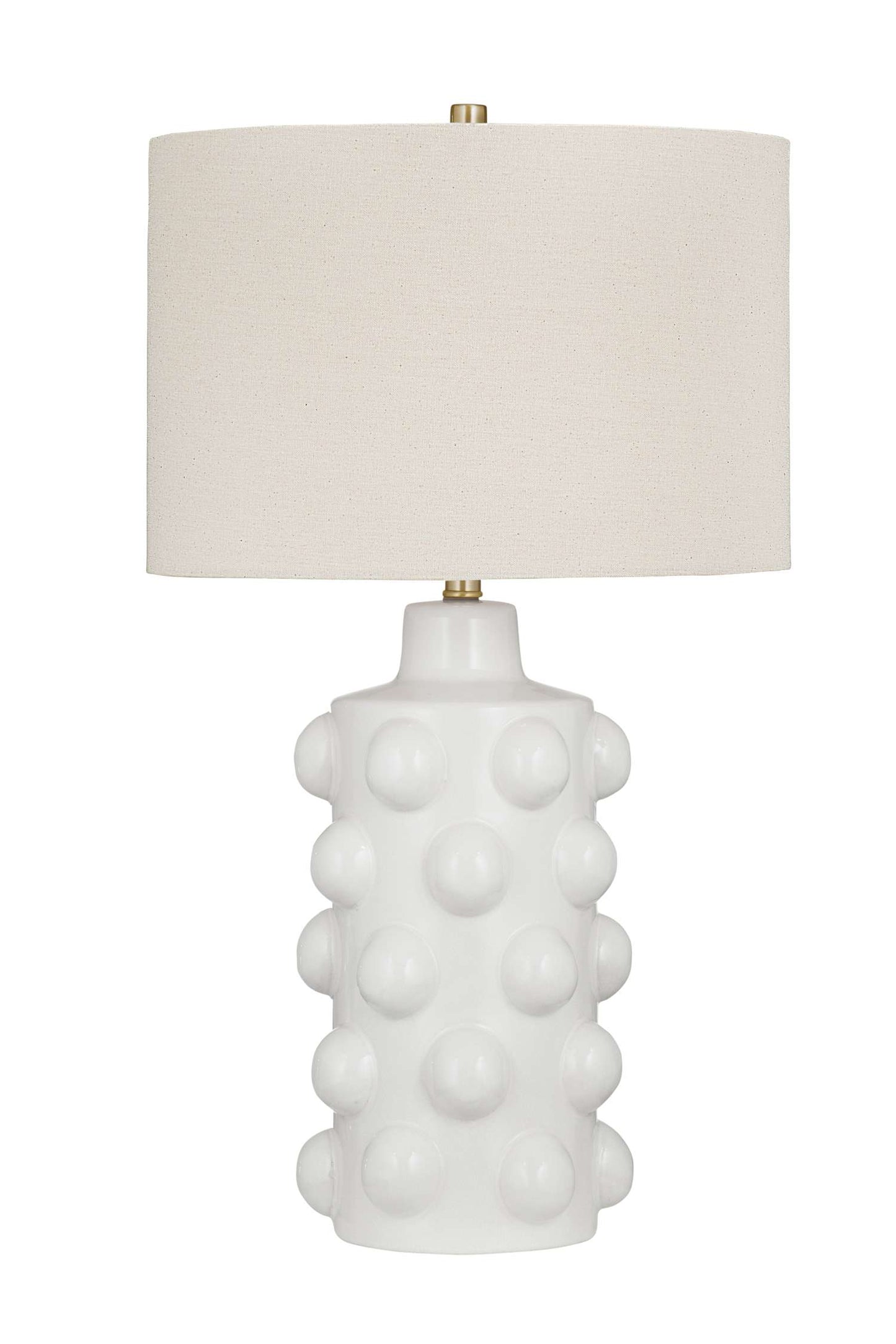 Lynn Table Lamp - White - Straight On