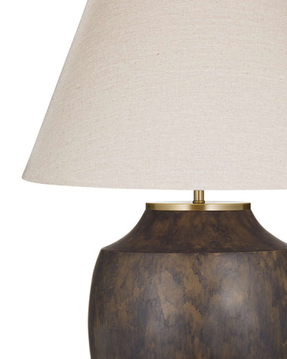 Ashe Table Lamp - Brown - Detail