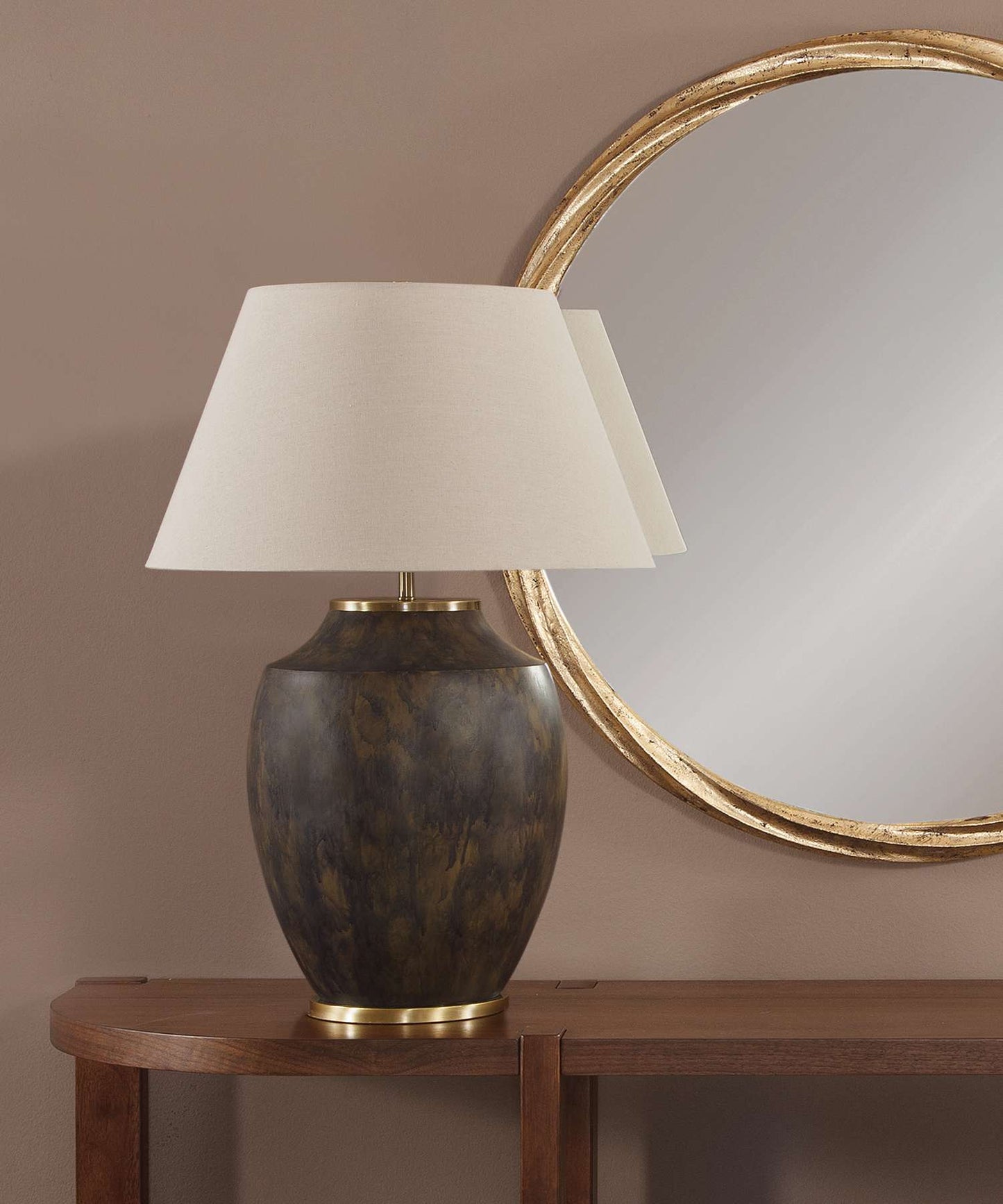 Ashe Table Lamp - Brown - Room Scene