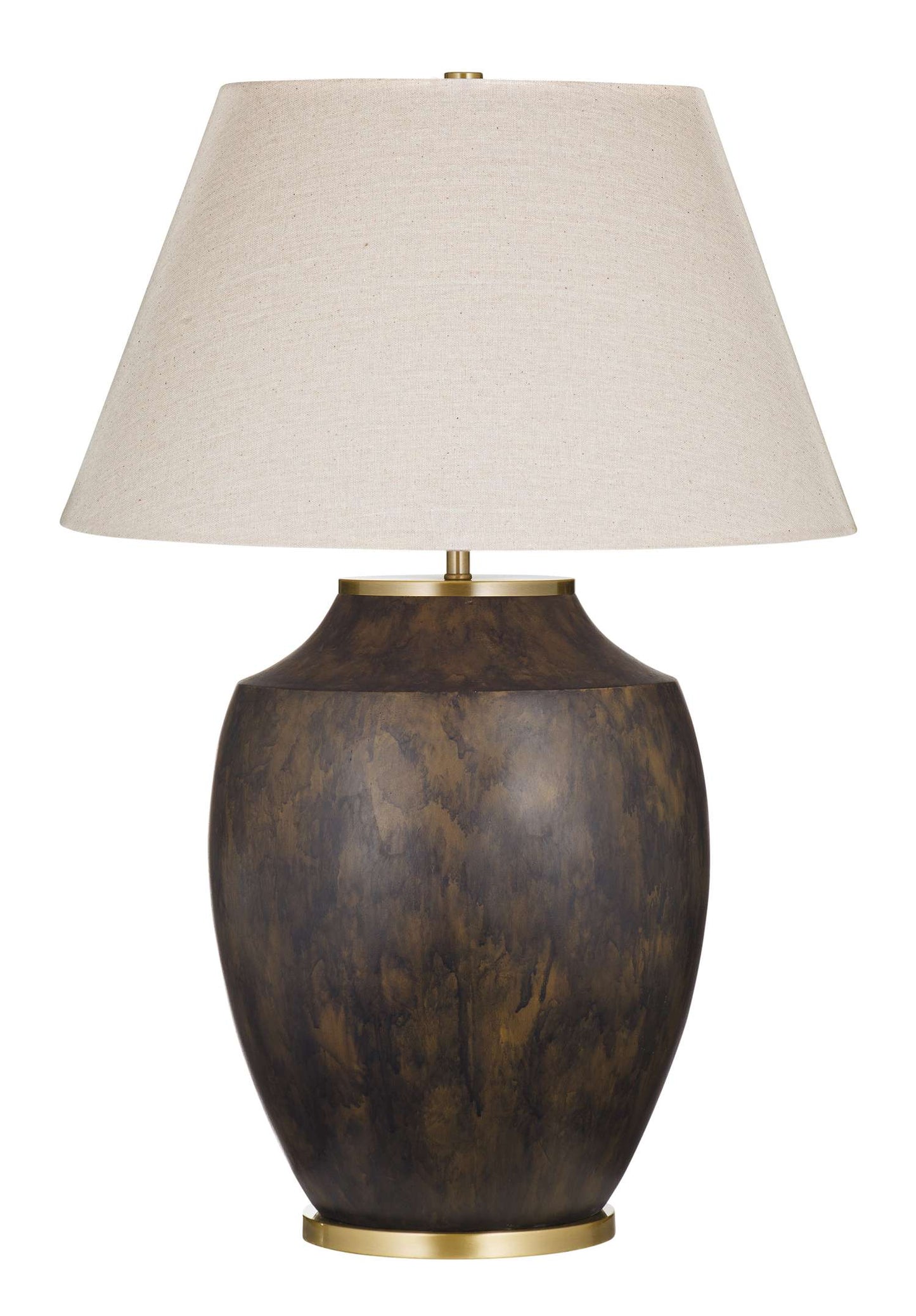 Ashe Table Lamp - Brown - Straight On