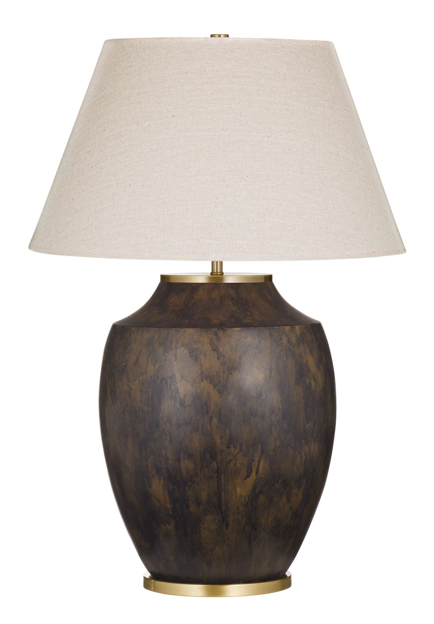Ashe Table Lamp - Brown - Straight On