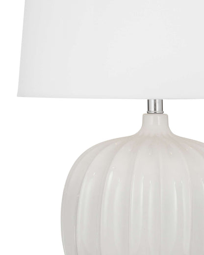 Lotus White Table Lamp - Detail