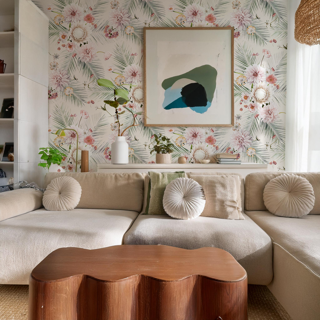 Palm Springs Wallpaper - Off-White