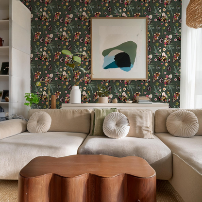 The Little Branch Wallpaper, green