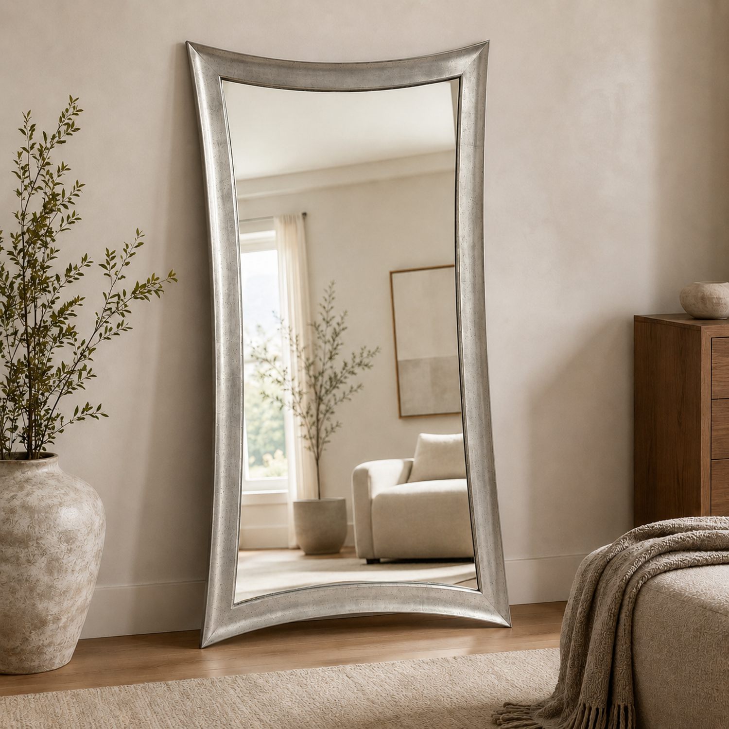 Hour Glass Shaped Mirror - Main