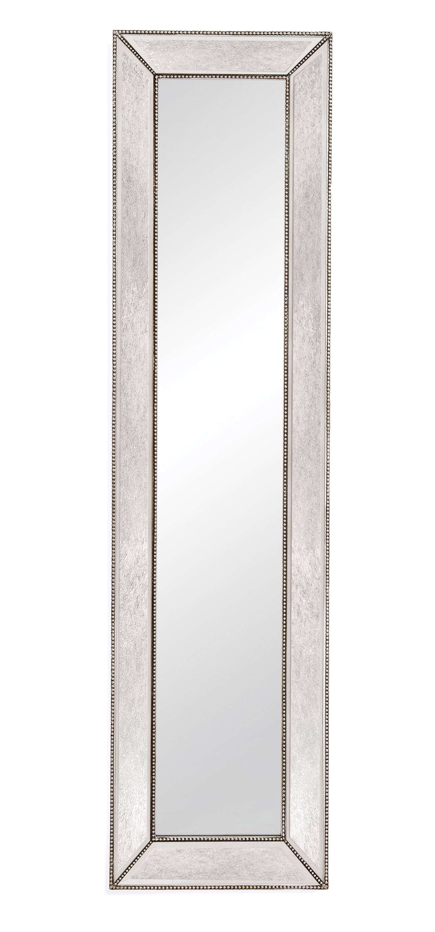 Beaded Floor Mirror - Straight On