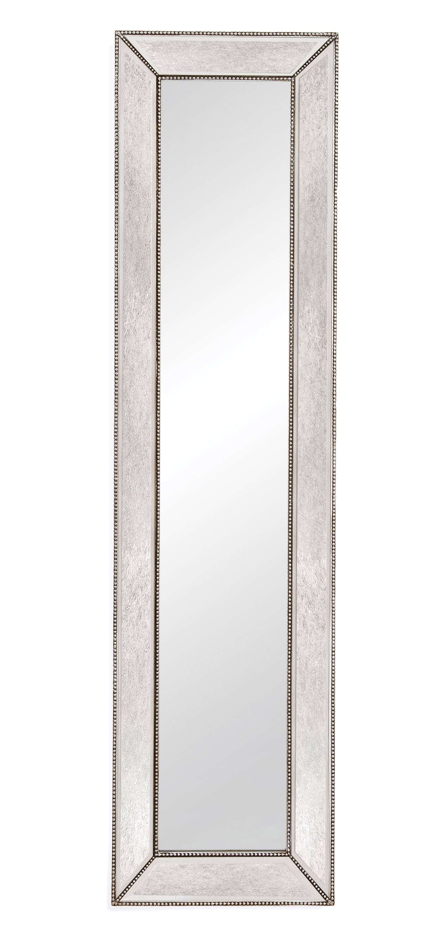 Beaded Floor Mirror - Straight On
