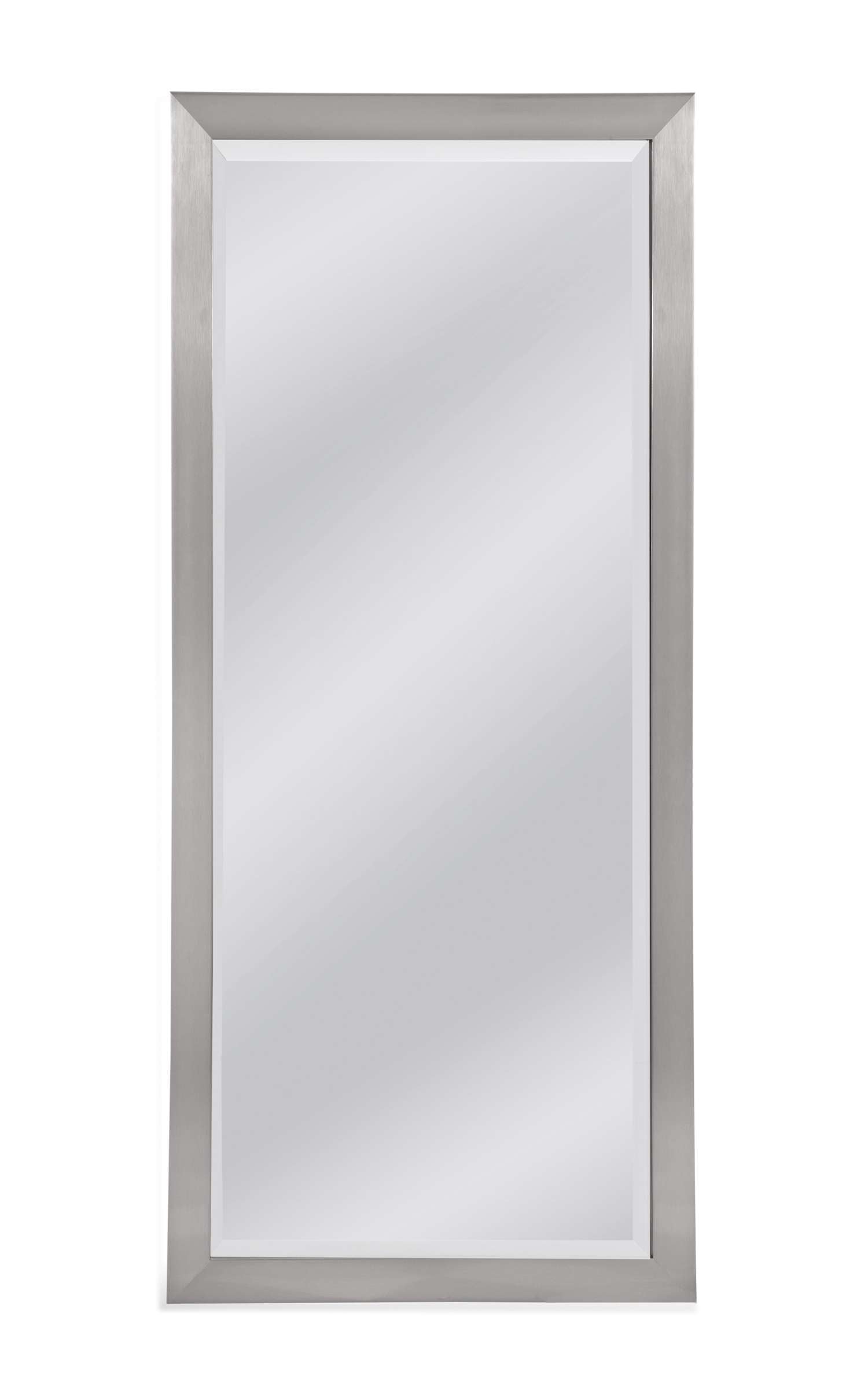 Stainless Floor Mirror - Straight On