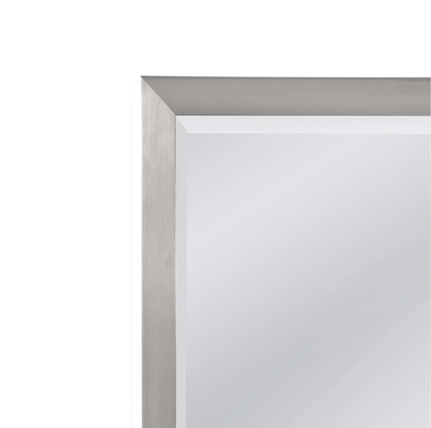 Stainless Floor Mirror - Detail