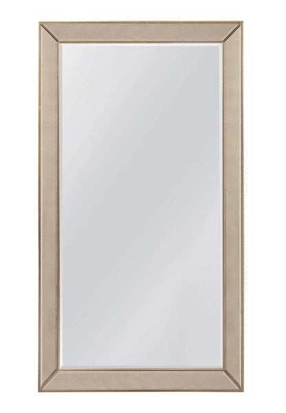 Beaded Leaner Mirror - Gold - Straight On