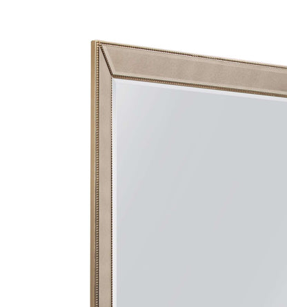 Beaded Leaner Mirror - Gold - Detail