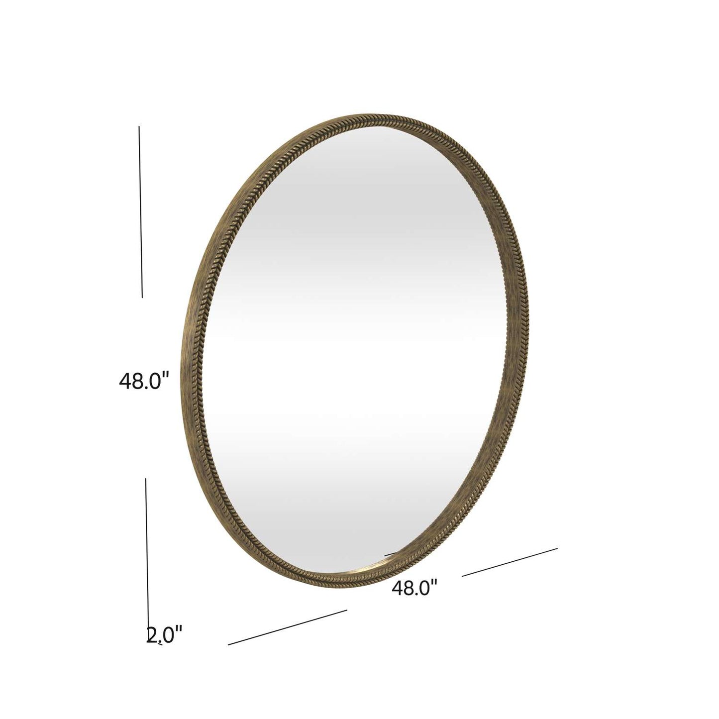 Hawthorne Wall Mirror - Dimensional
