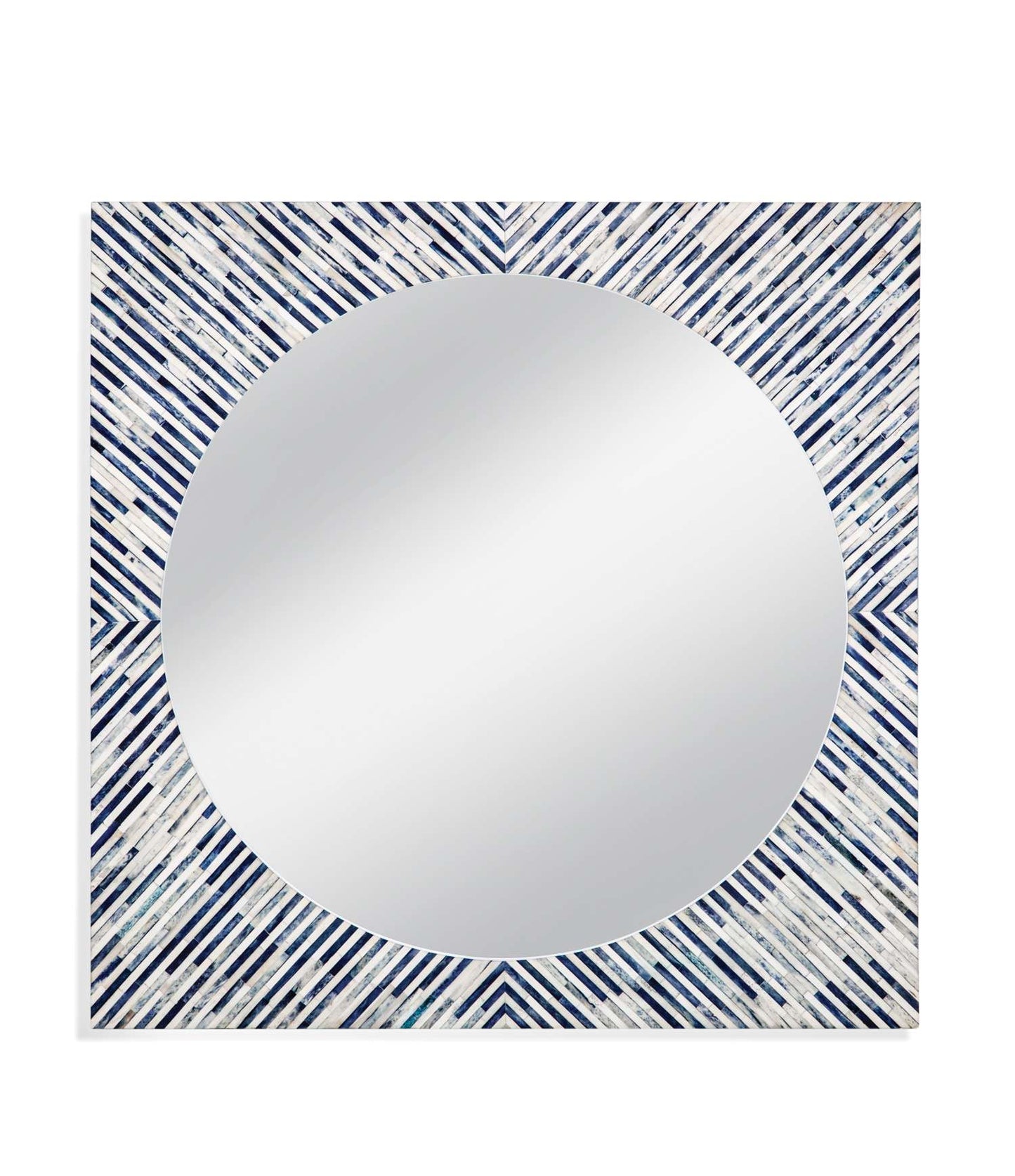 Sunburst Bone Wall Mirror - Straight On