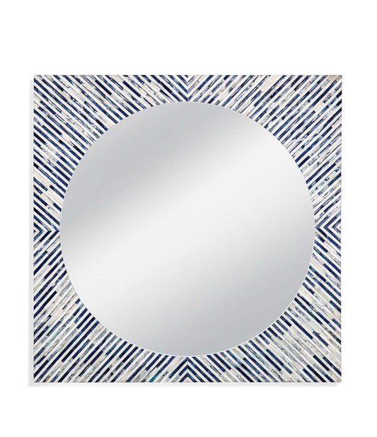 Sunburst Bone Wall Mirror - Straight On