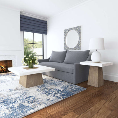Sunburst Bone Wall Mirror - Room Scene