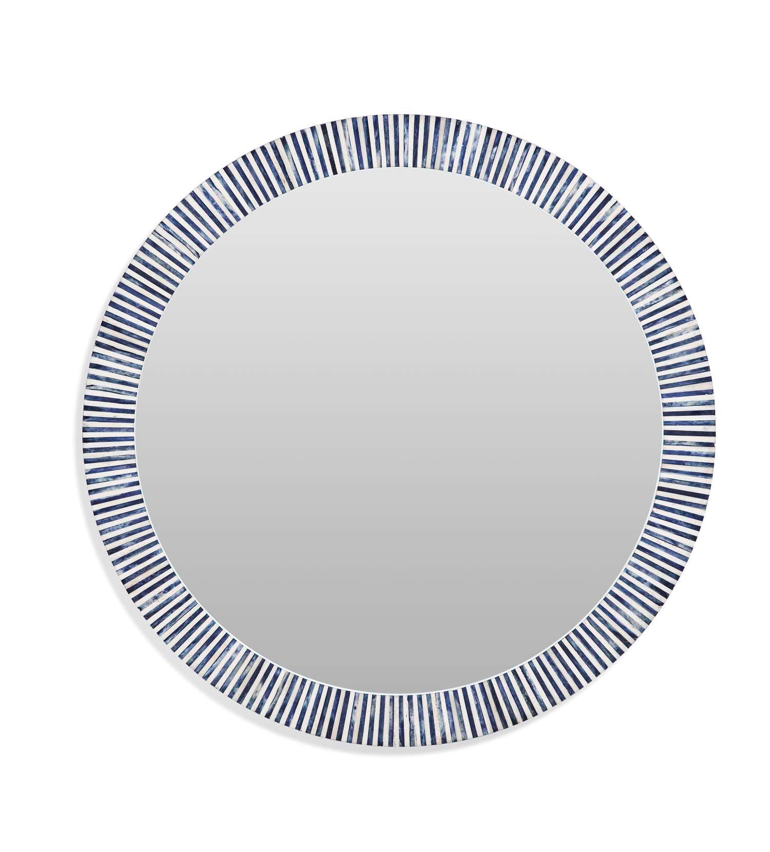Radial Bone Wall Mirror - Straight On
