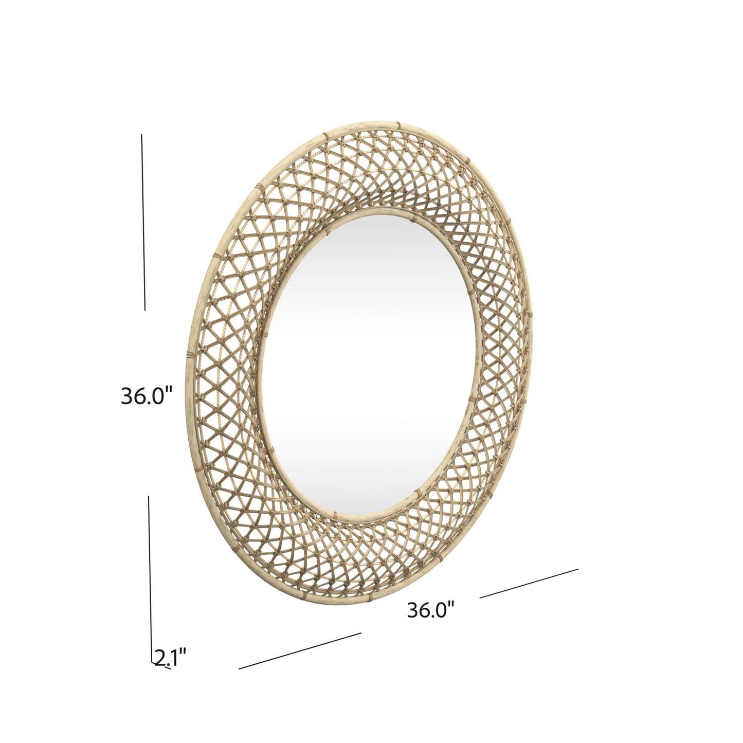 Biedel Wall Mirror - Dimensional