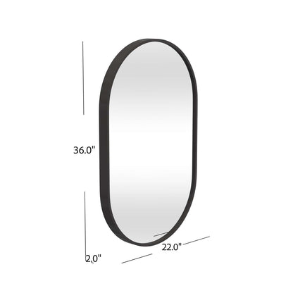 Oval Wall Mirror - Dimensional