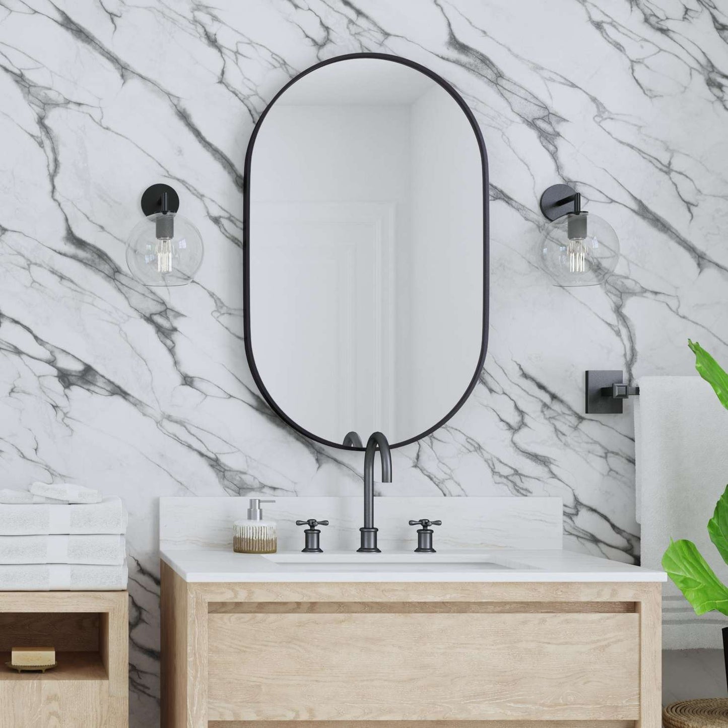 Oval Wall Mirror - Main