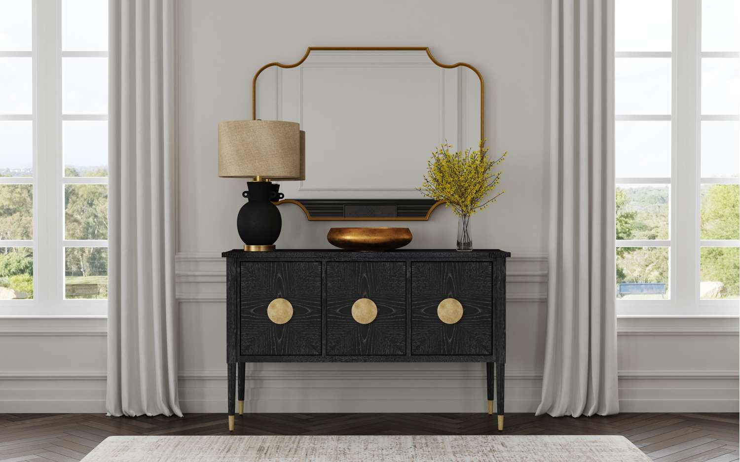 Lyenda Wall Mirror - Room Scene