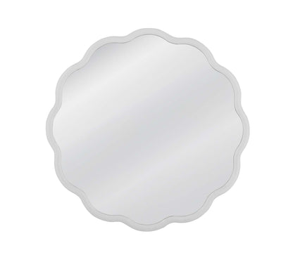 Azalea Wall Mirror - White - Straight On