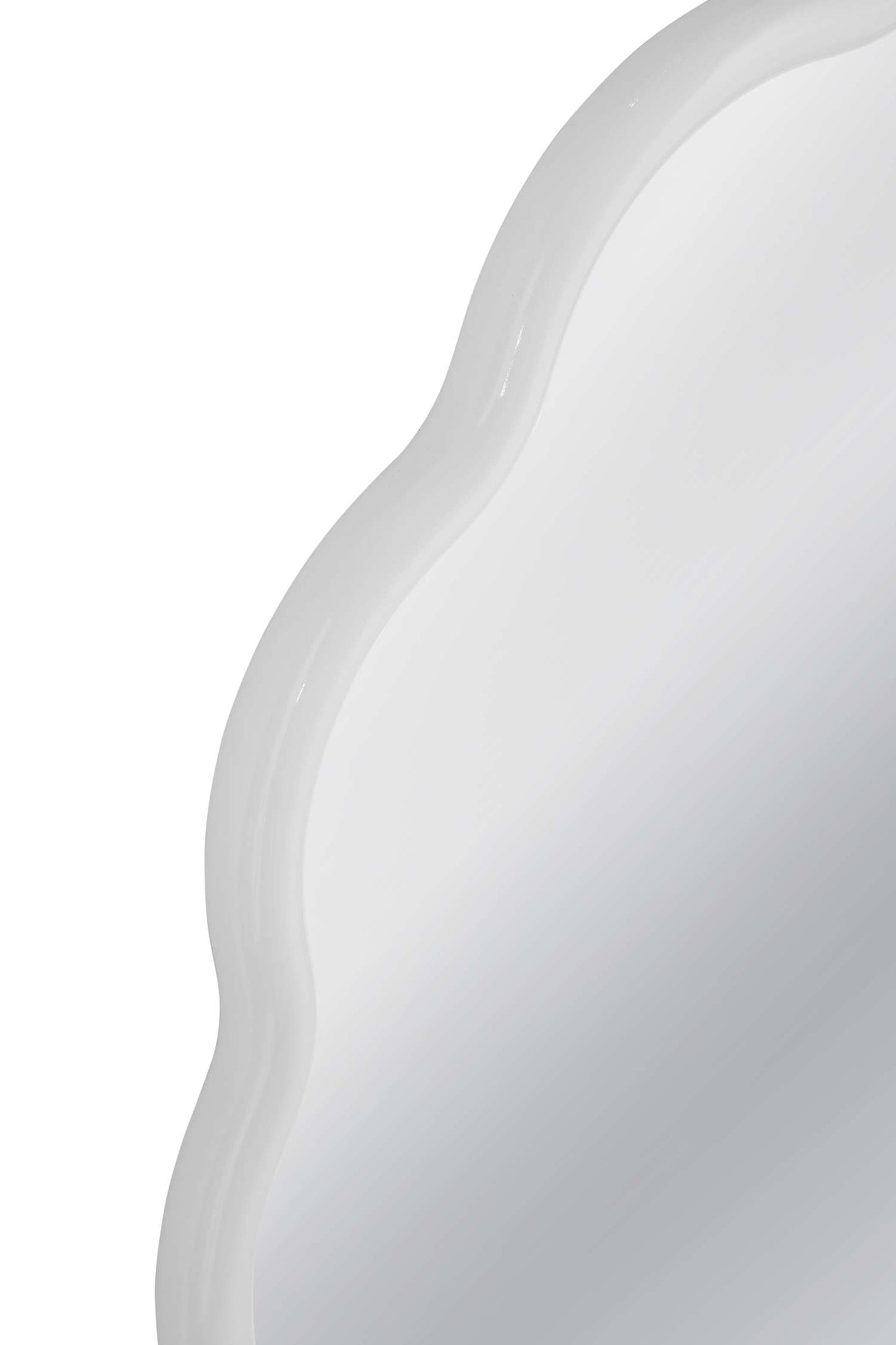 Azalea Wall Mirror - White - Detail