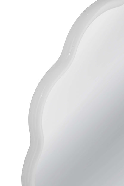 Azalea Wall Mirror - White - Detail