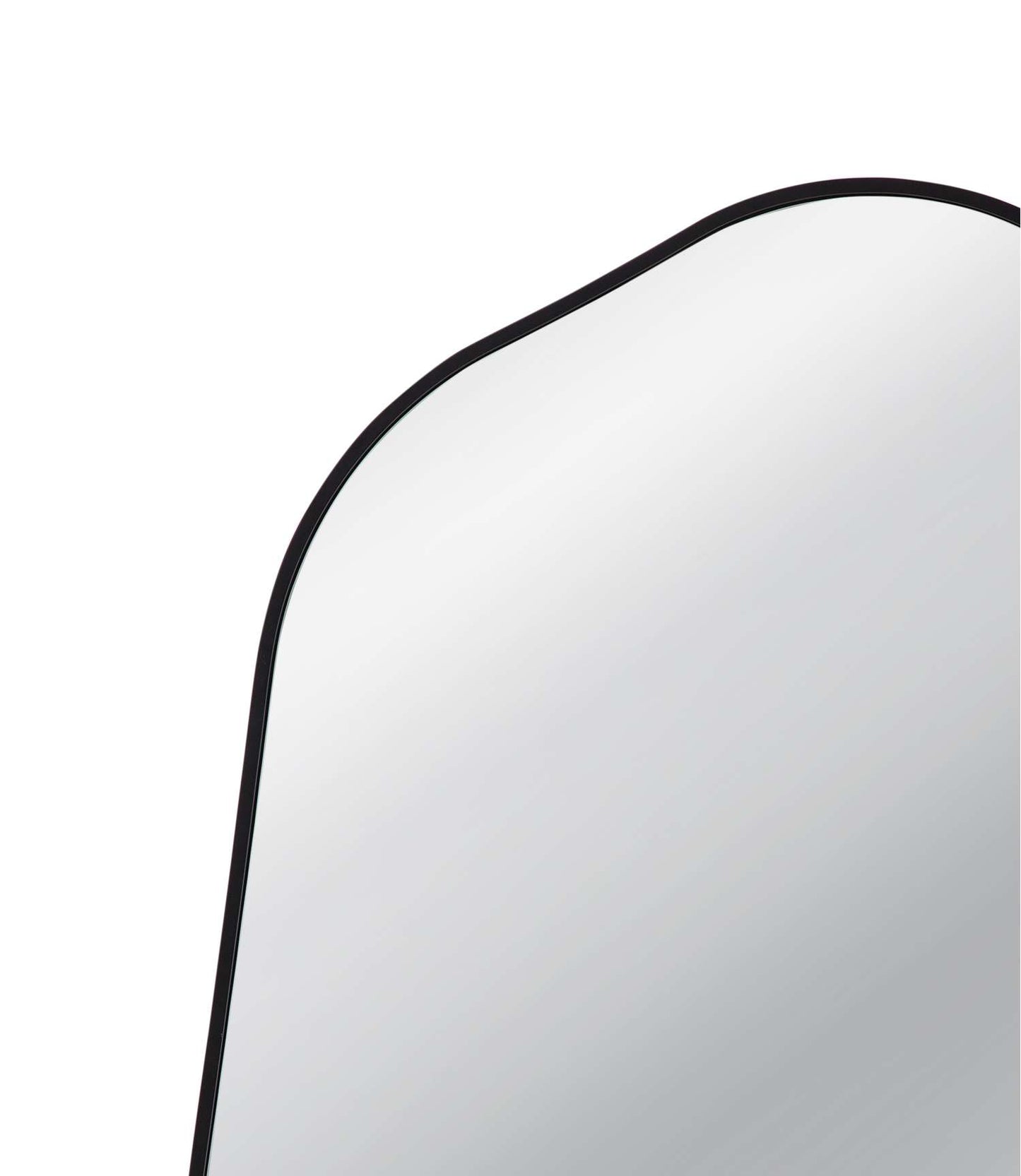 Karaniya 30" Asymmetrical Black Wall Mirror - Additional