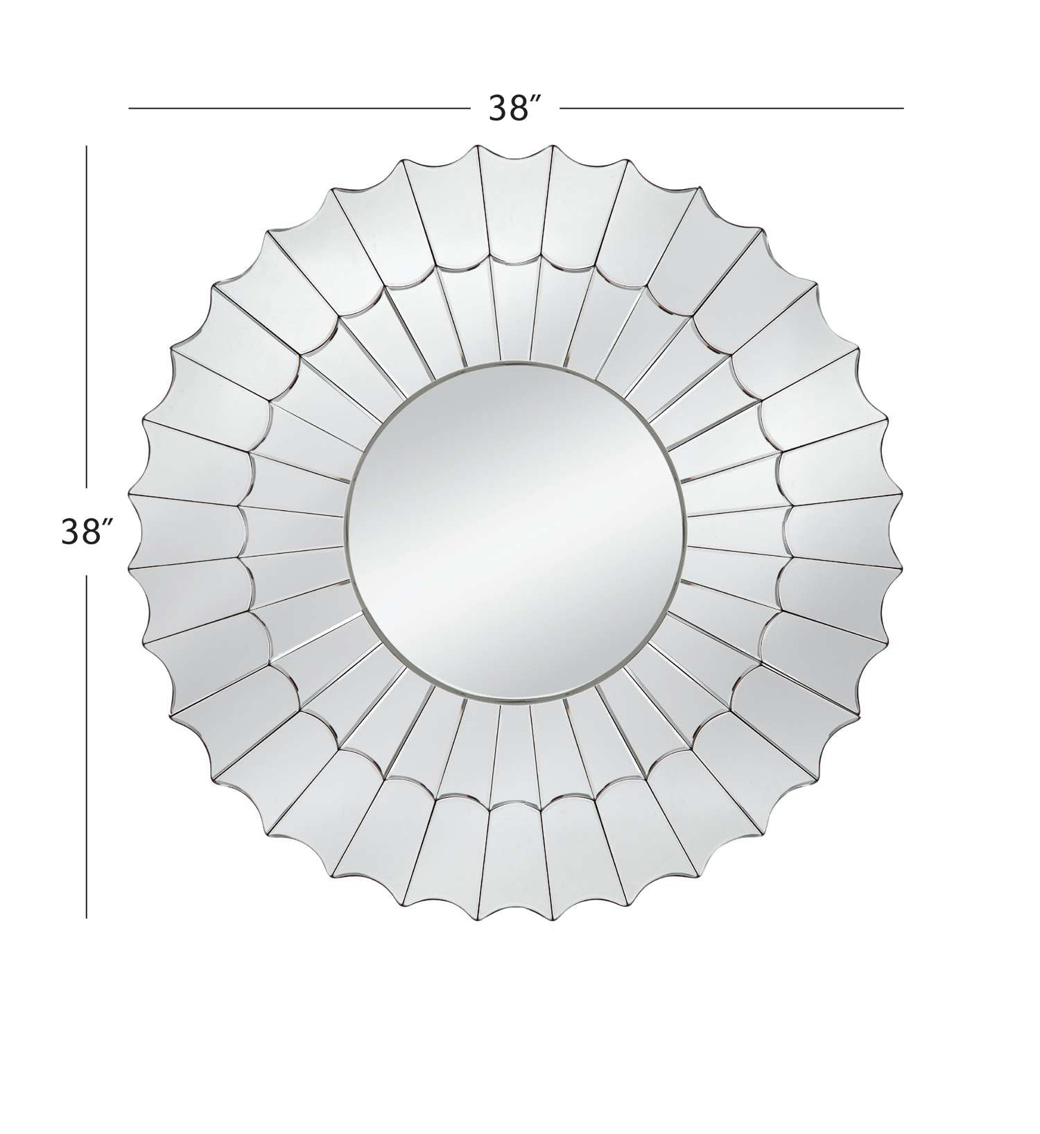 Stringer Wall Mirror - Dimensional