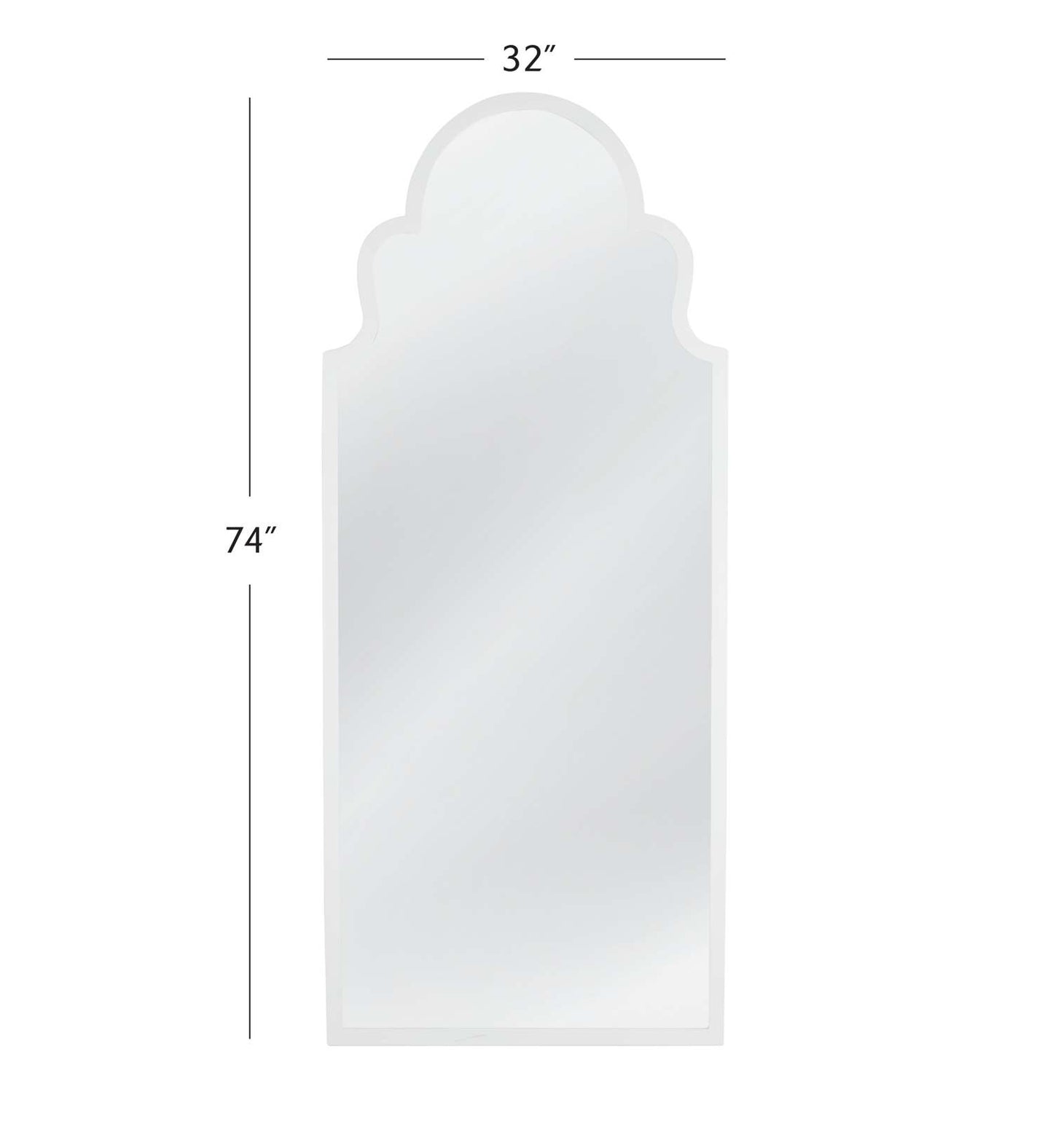 Abbie Floor Mirror - Dimensional